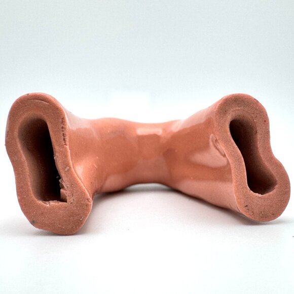 Vtg Mid-Century 40s Brush McCoy Horse Of Troy Trojan Pottery Figurine Pink Pony - Picture 6 of 10